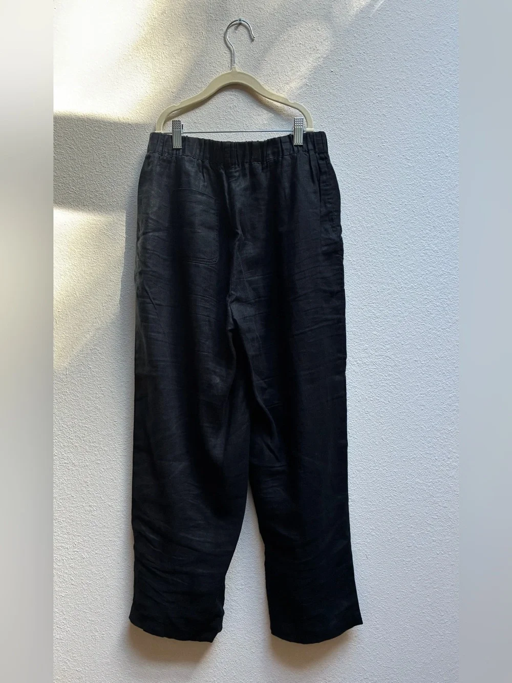 Quince 100% European Linen Pants - Black